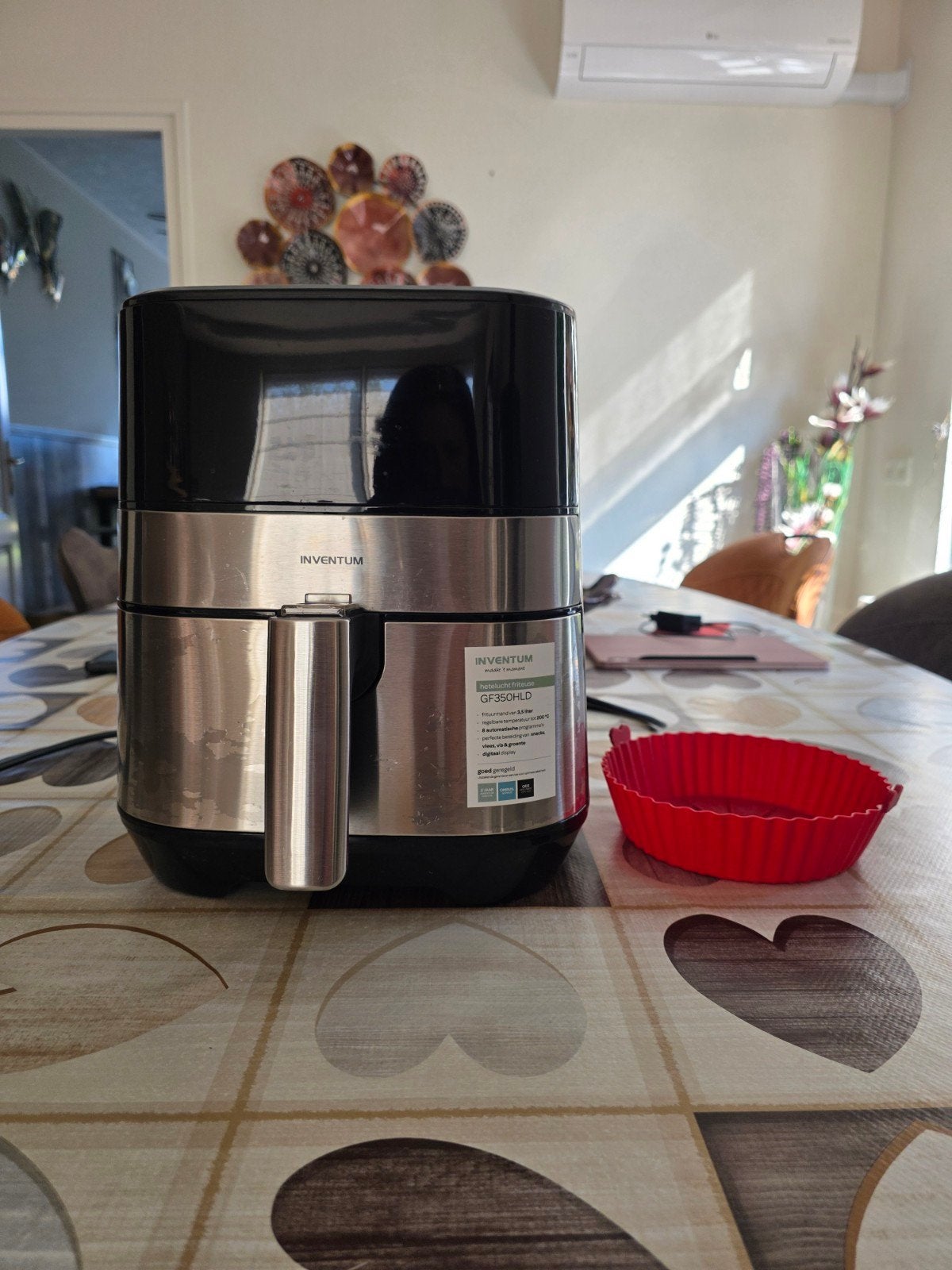 Inventum GF350HLD Airfryer, Ophalen, Gebruikt, Airfryer, 750 t/m 999 gram