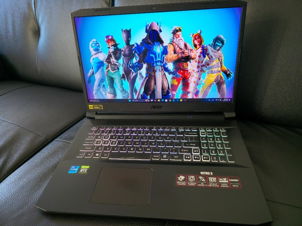 Acer Nitro 5 RTX 3070 i7 – Zo goed als nieuw, Met videokaart, 2 tot 3 Ghz, Intel® Core™ i7 , Ophalen of Verzenden
