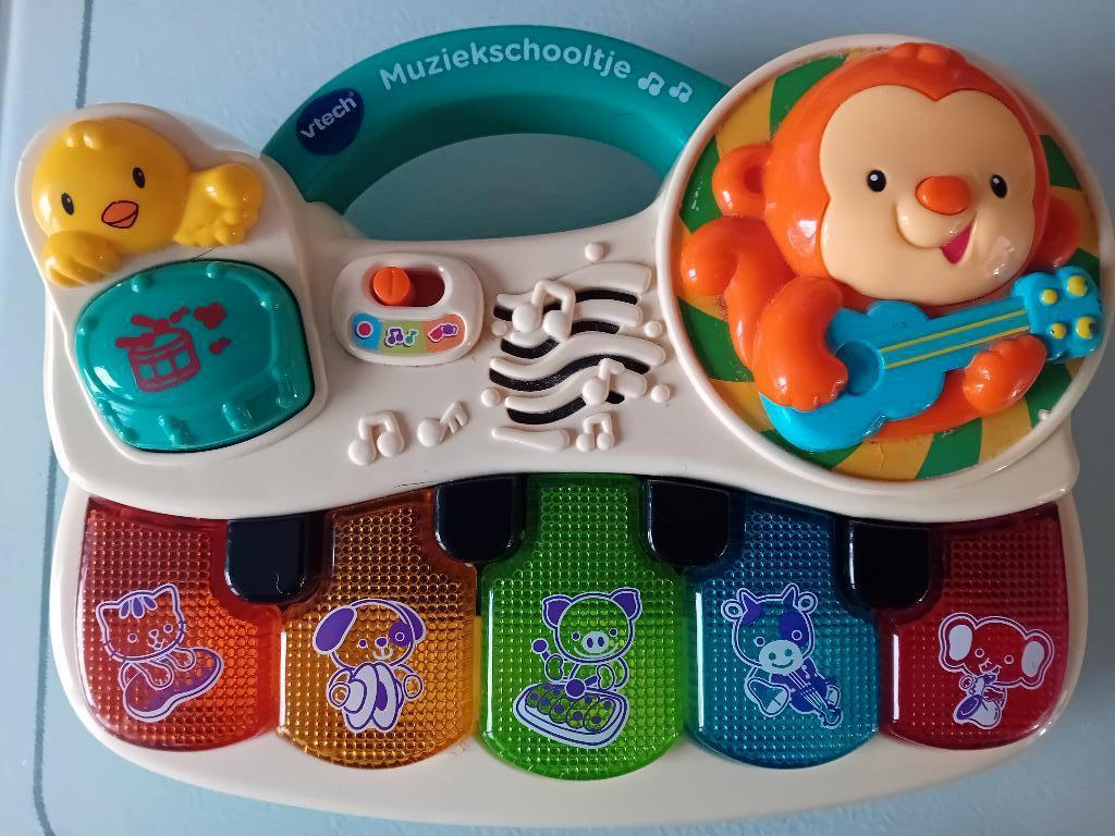 V-TECH muziekschooltje / peuter, Ophalen of Verzenden, Gebruikt, 6 maanden tot 2 jaar