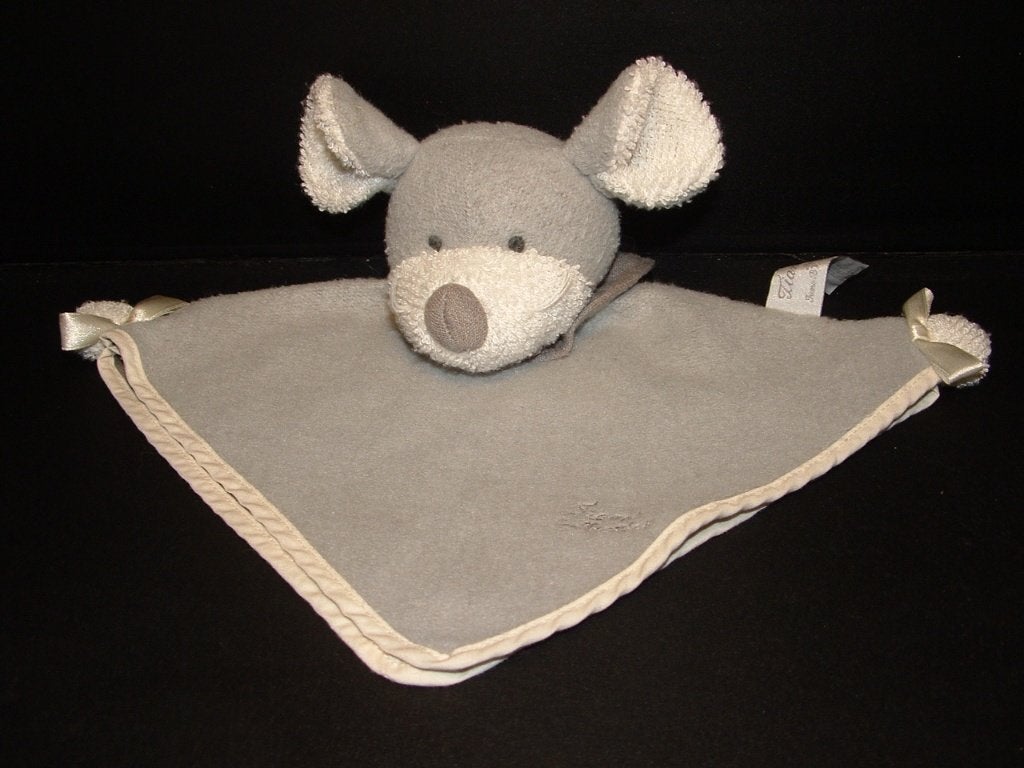 TIAMO MUIS KNUFFELDOEKJE FLEECE GRIJS MET OREN EN, Ophalen of Verzenden, Nieuw, Overige typen