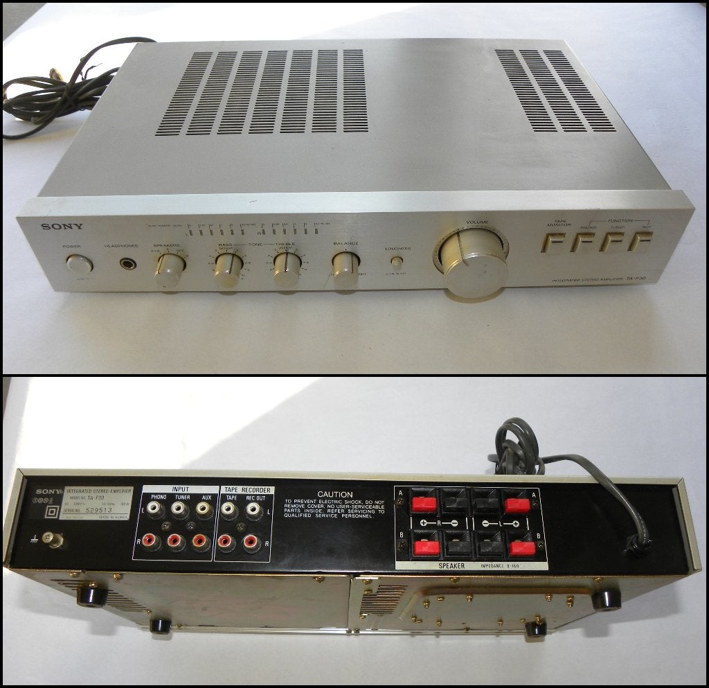 Sony TA-f30 versterker., Ophalen, Gebruikt, Sony, Minder dan 60 watt