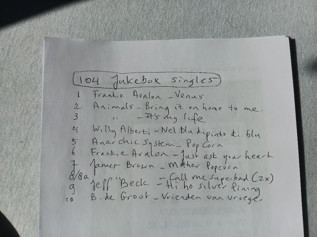 G:Verzameling G= 104 Jukebox singles 60-70 jaren, Ophalen, Gebruikt, 7 inch, Single