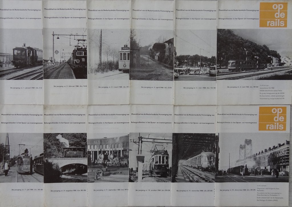 NVBS-maandblad Op de Rails 1968-2020, Verzamelen, Ophalen, Zo goed als nieuw, Trein, Boek of Tijdschrift