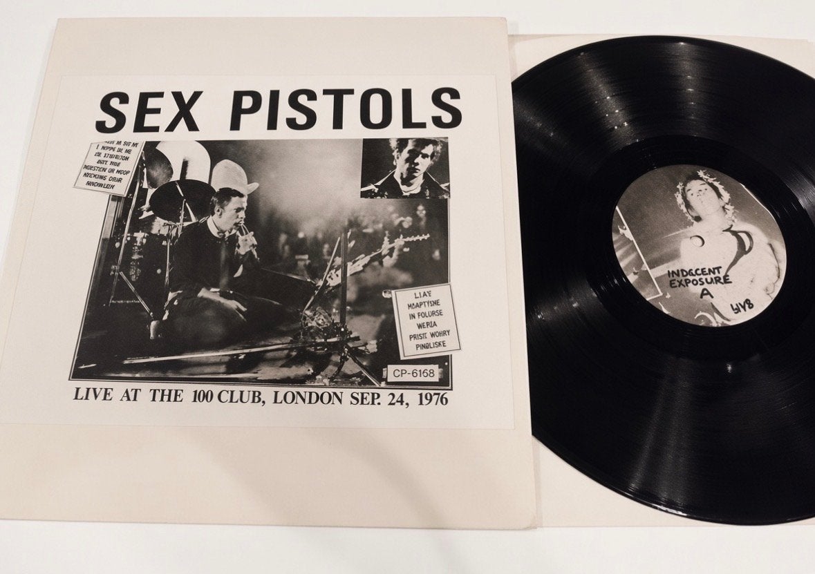 Sex Pistols - Live At The 100 Club 1976 (Zeldzame Bootleg), LP, Gebruikt, Ophalen of Verzenden, Limited edition