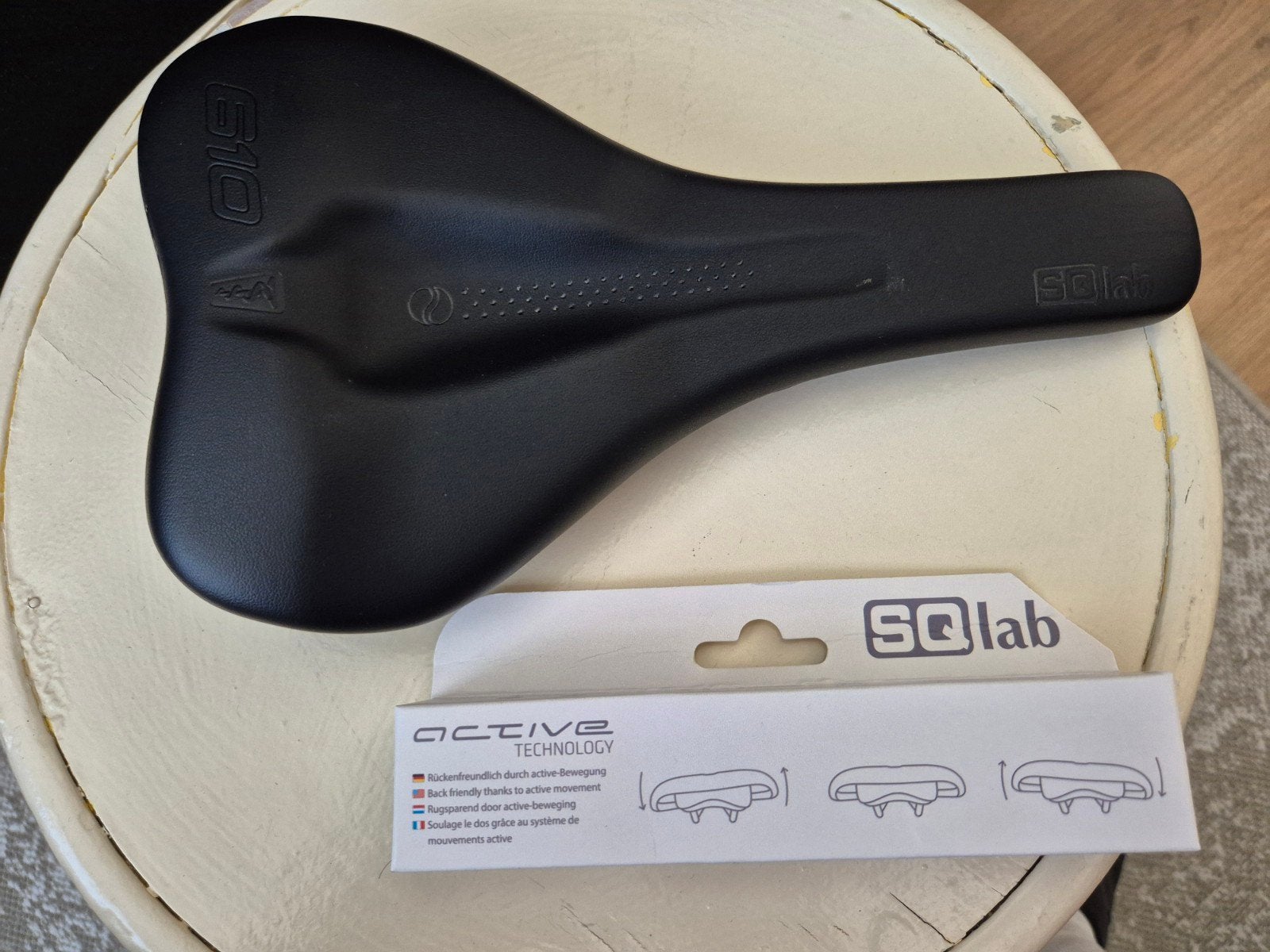 SQLab 610 Ergolux Active 2.0  zadel 16cm nieuw, Fietsen en Brommers, Fietsonderdelen, Nieuw, Zadel, Aluminium, BMX, Elektrische fiets