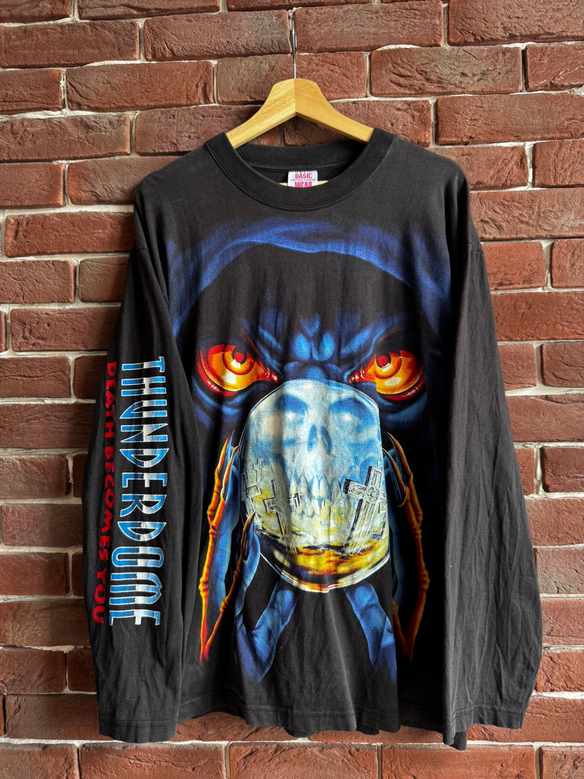 Thunderdome XIV Chaptersleeve L Black Gabber Hardcore, Ophalen, Gedragen, Zwart, Korte mouw