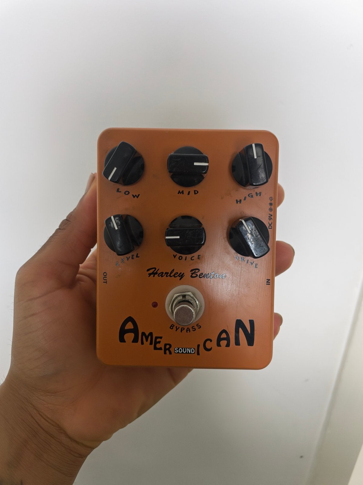 Harley Benton American Sound Overdrive/Fuzz Pedaal, Ophalen of Verzenden, Gebruikt, Distortion, Overdrive of Fuzz