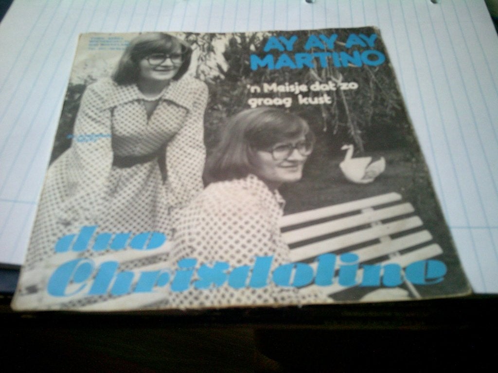 DUO CHRISDOLINE AY AY AY MARTINO - ' N MEISJE DAT ZO GRAAG K, 7 inch, Ophalen of Verzenden, Levenslied of Smartlap, Fotohoes