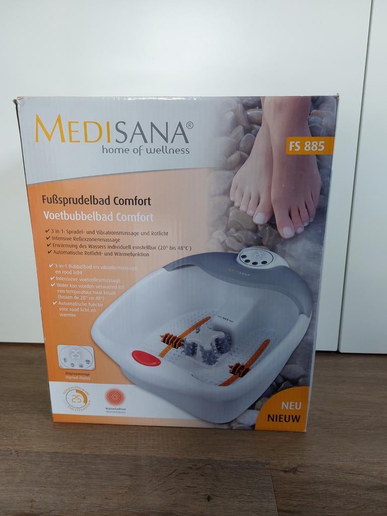 Medisana FS 885 voetbubbelbad comfort (nieuw in doos), Witgoed en Apparatuur, Persoonlijke-verzorgingsapparatuur, Nieuw, Hand- en Voetverzorging