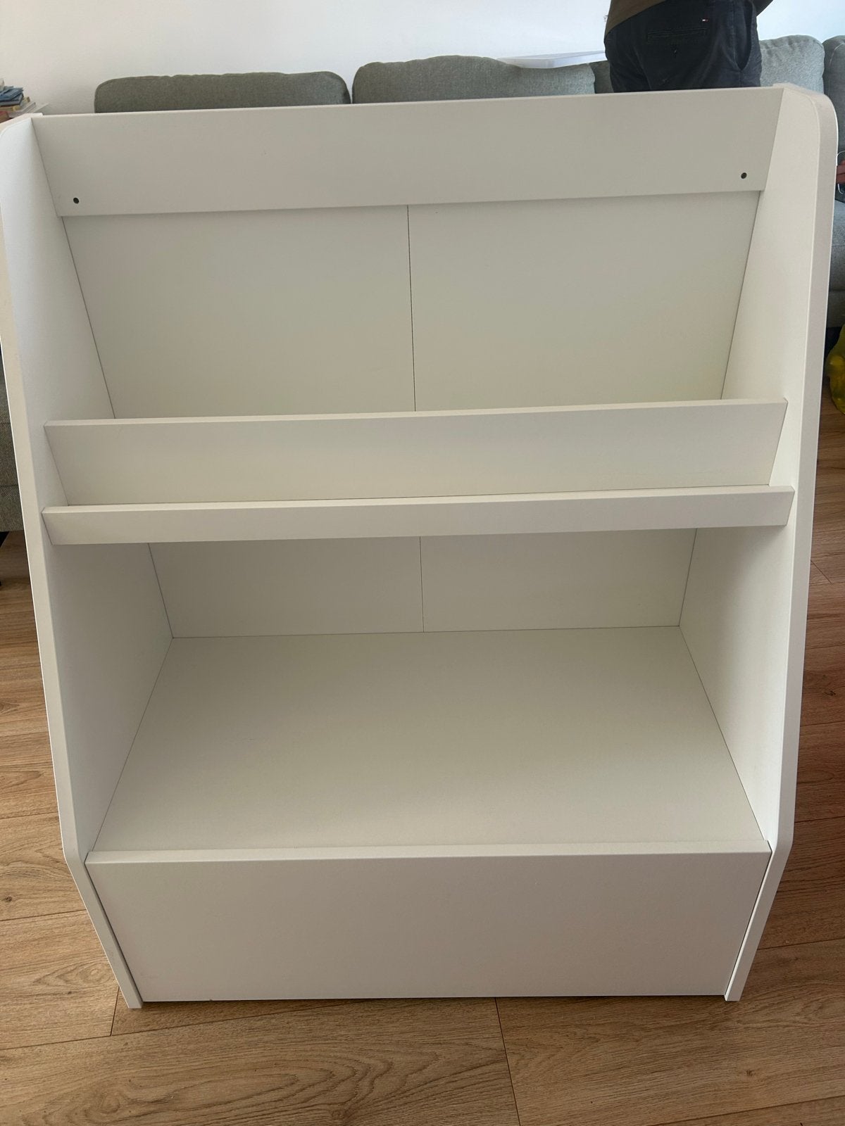 Witte kinderboekenkast met lade, Ophalen, Zo goed als nieuw, Kast