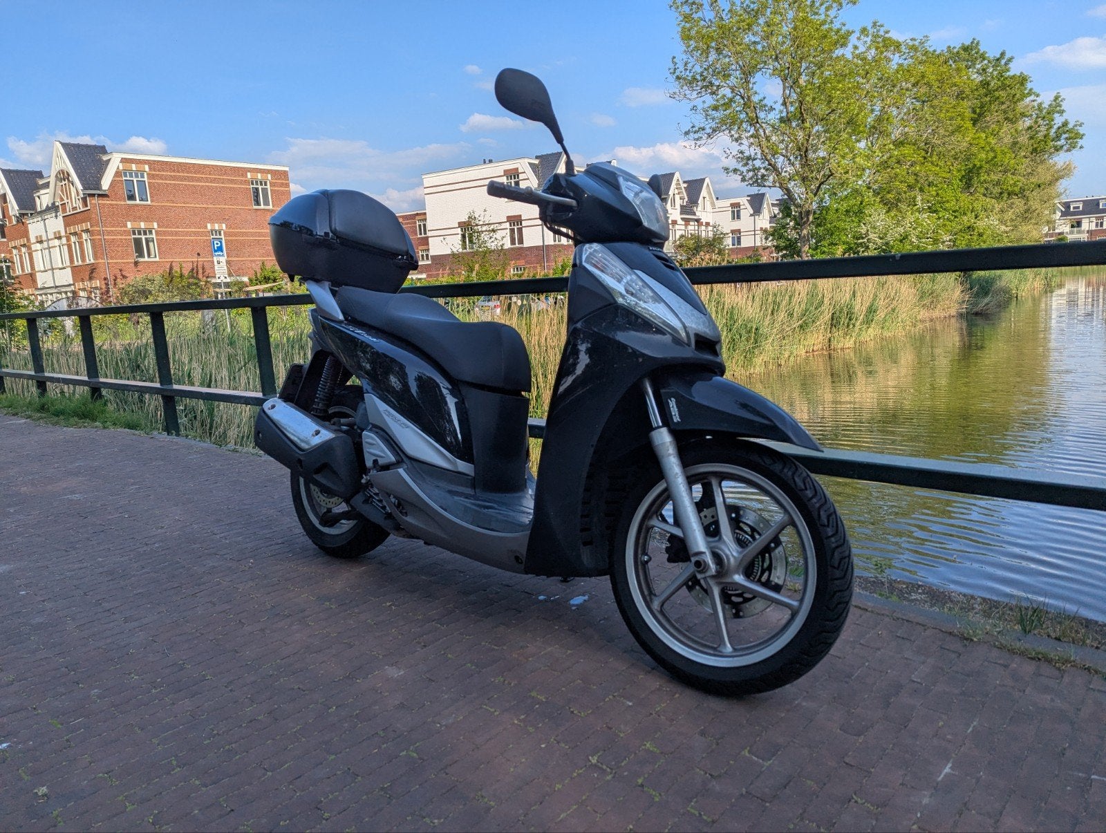 Honda SH 300 ABS Motorscooter - Zwart, Goed Onderhouden, Ophalen