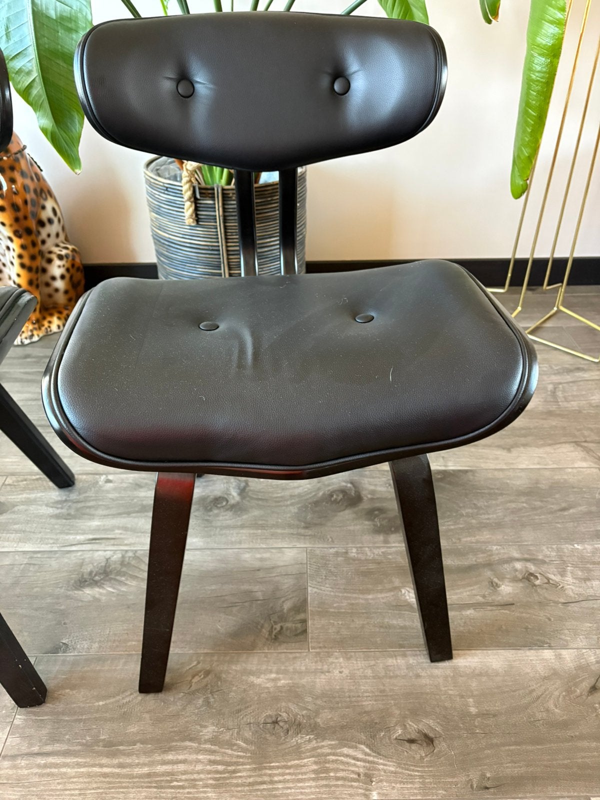 4 Dutch Bone eetkamer stoelen Blackwood, Ophalen, Zo goed als nieuw, Zwart, Vier