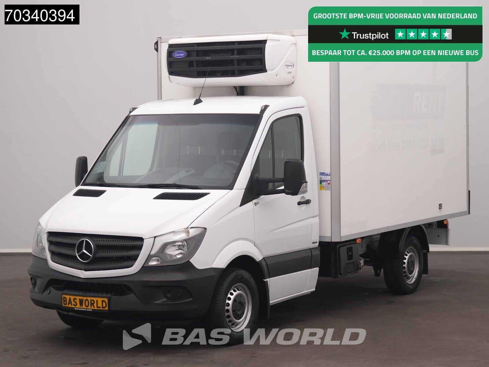 Mercedes Sprinter 316 CDI Koelwagen Vriezer Zijdeur Achterde, Auto's, Stof, Gebruikt, Euro 6, 4 cilinders