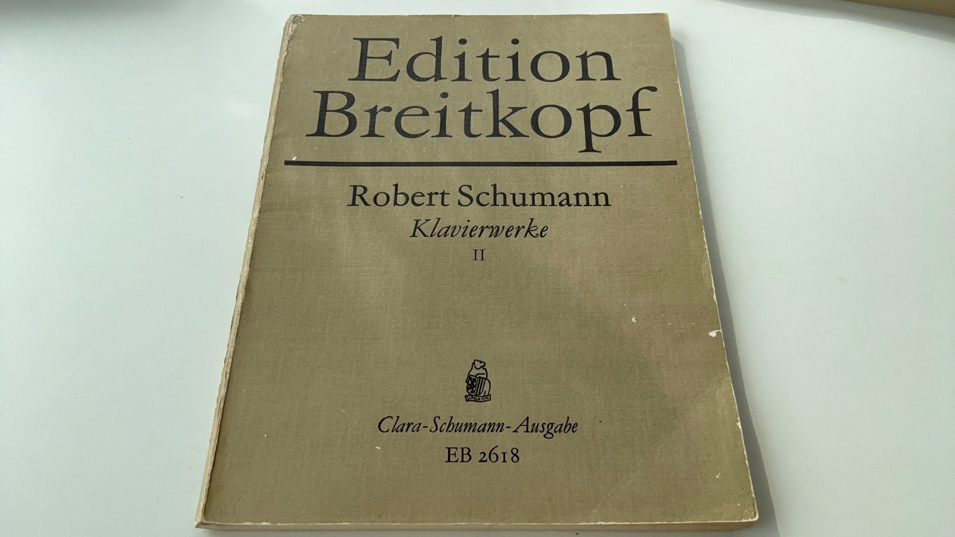 Pianoboek Schumann klavierwerke band 2 EB2618, Ophalen of Verzenden, Gebruikt, Les of Cursus, Klassiek