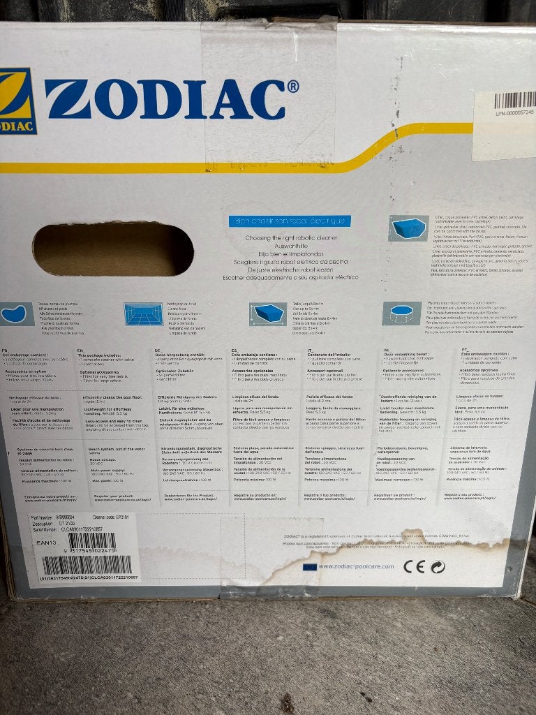 Zodiac OT 2100 Zwembadrobot - Zo goed als nieuw, Ophalen, Zo goed als nieuw, Filter