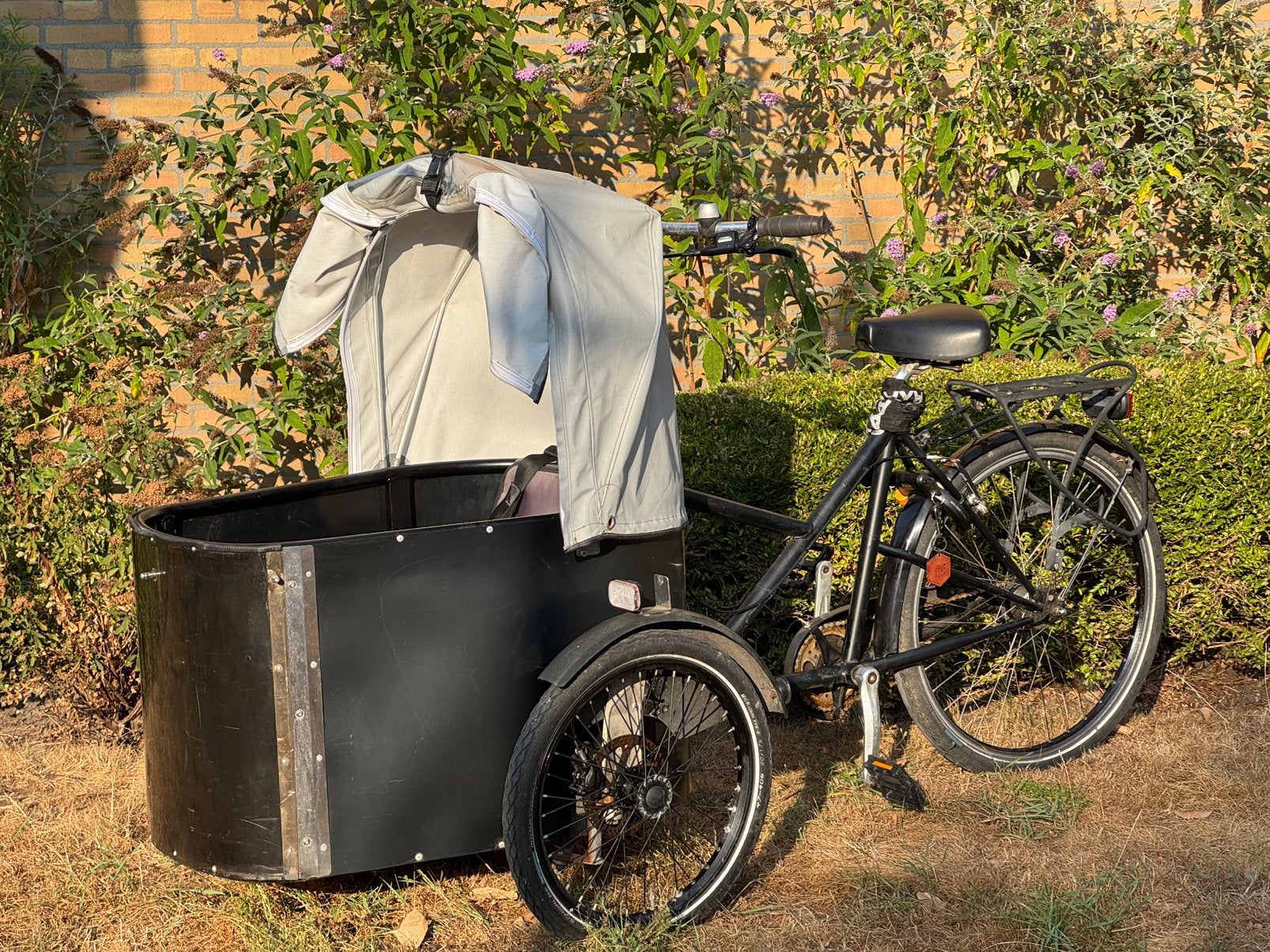 Nihola Bakfiets - Ideaal voor Kinderen en Goederen, Fietsen en Brommers, Gebruikt, Huif, 2 kinderen, Schijfrem