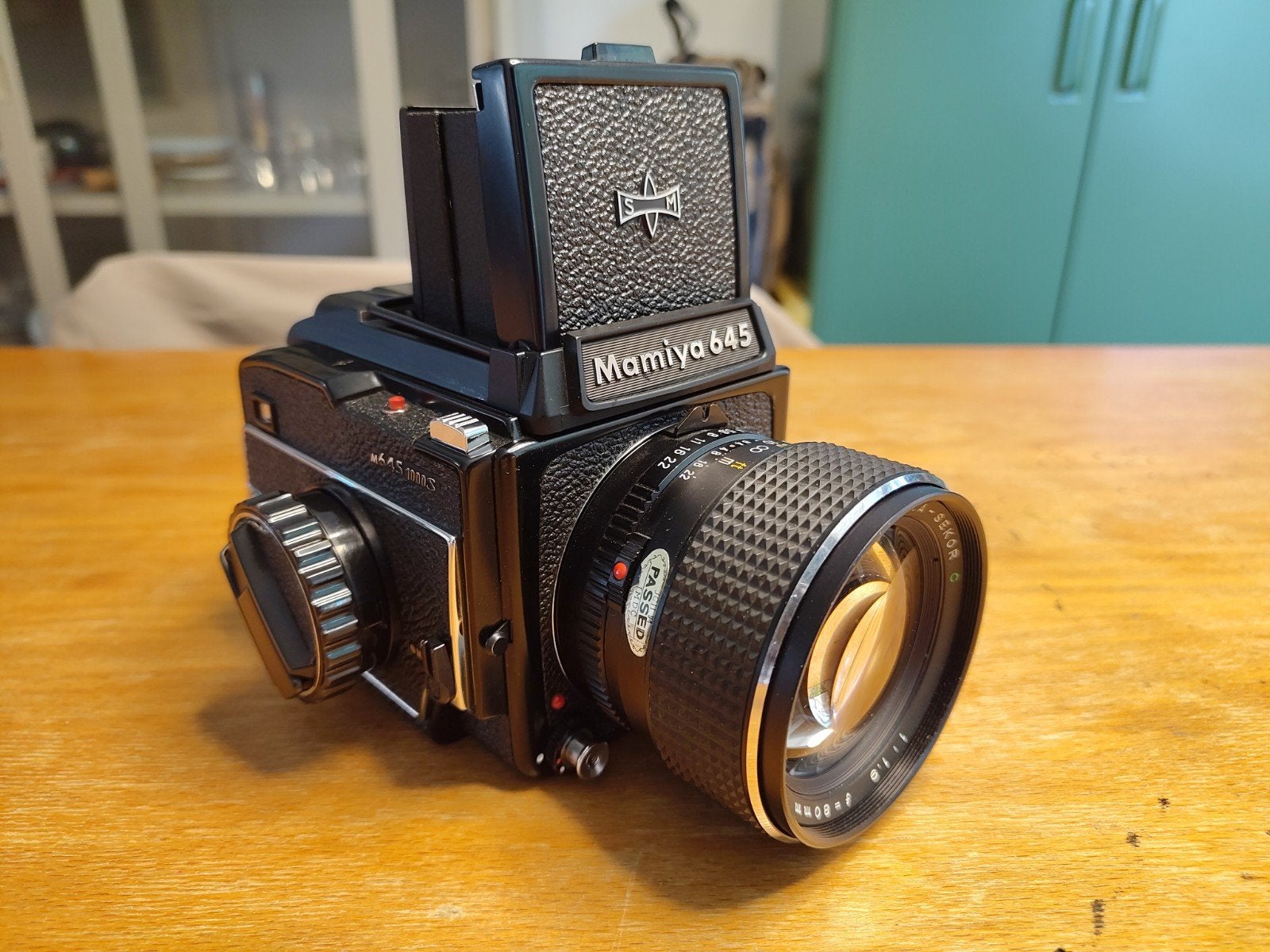Mamiya M645 1000S body, 2 lenzen, 3 zoekers, Ophalen, Overige Merken