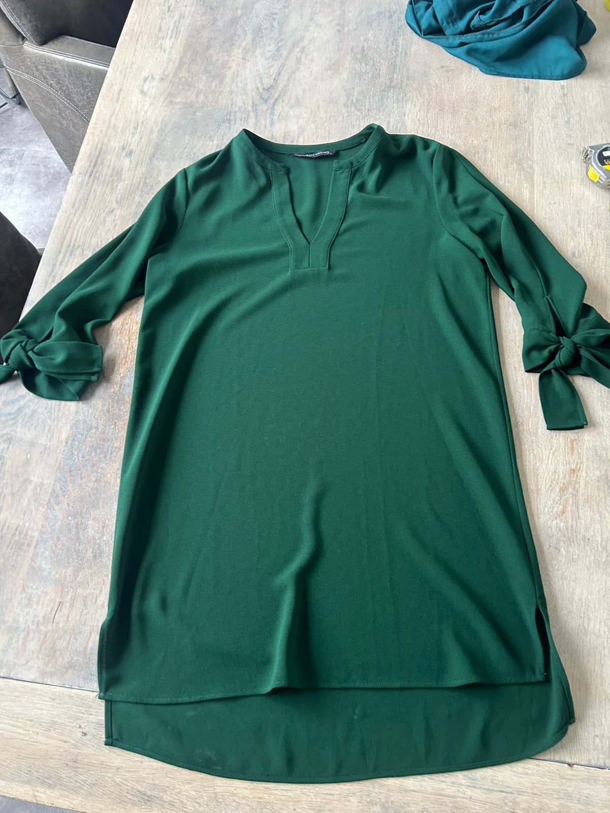Zara woman jurk maat L, Ophalen of Verzenden, Zo goed als nieuw, Maat 42/44 (L), Groen
