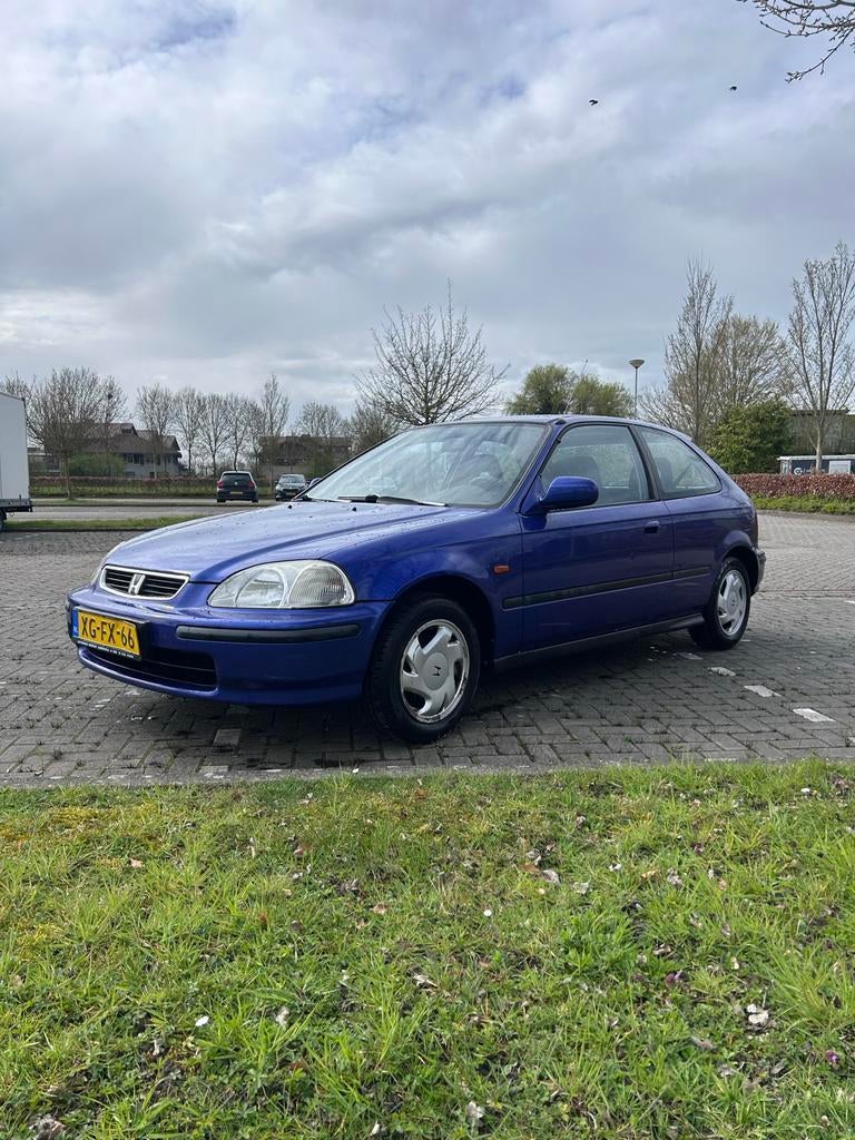 Honda Civic 1.4 I S 1998 Blauw, Auto's, Honda, Voorwielaandrijving, 31 €/maand, 4 cilinders, 1396 cc