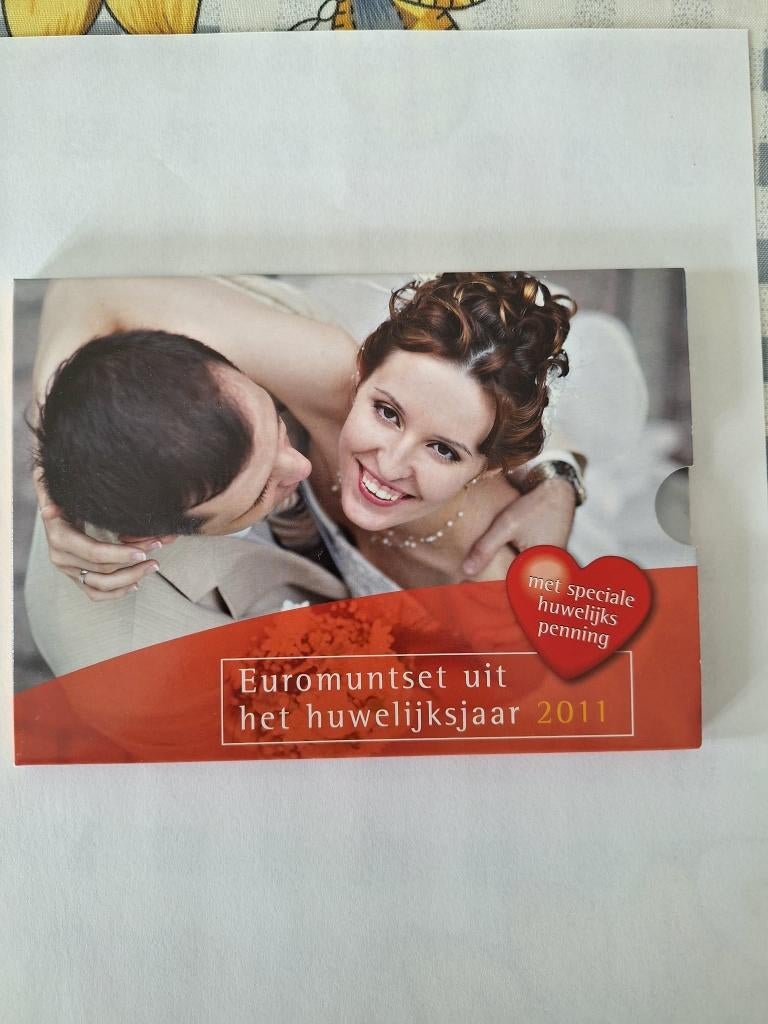 NEDERLAND EURO MUNTSET 2011 HUWELIJKSPENNING 1ct -E2,00, Ophalen of Verzenden, Koningin Beatrix, Euro's, Setje