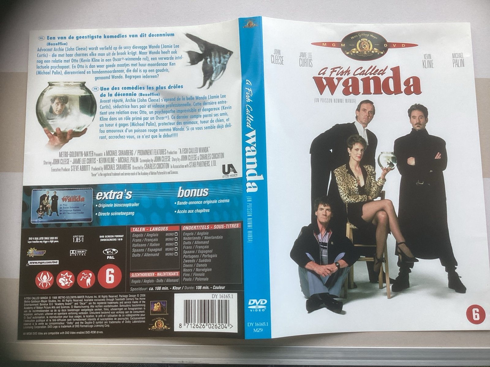 A Fish Called Wanda DVD - Komedieklassieker, Vanaf 6 jaar, Ophalen of Verzenden, Gebruikt, Overige genres