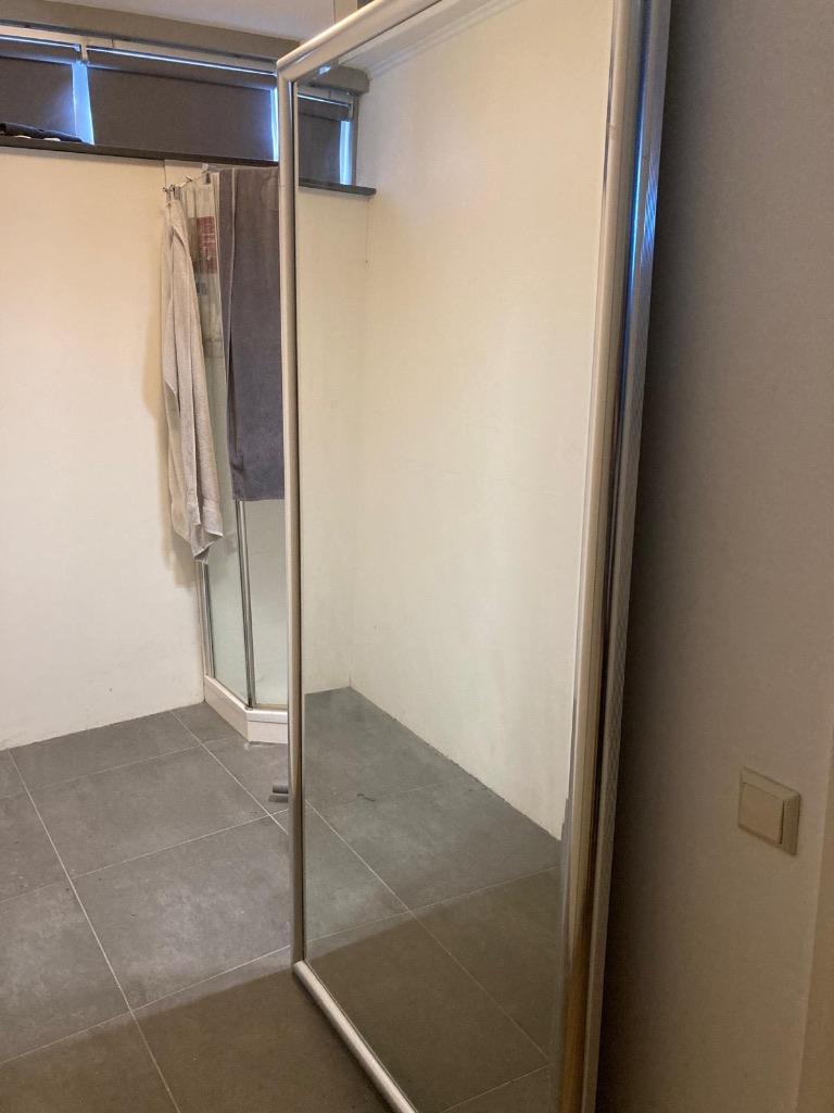 Mooie grote spiegel, Huis en Inrichting, Woonaccessoires | Spiegels, Ophalen, Gebruikt, 100 tot 125 cm, 150 tot 200 cm