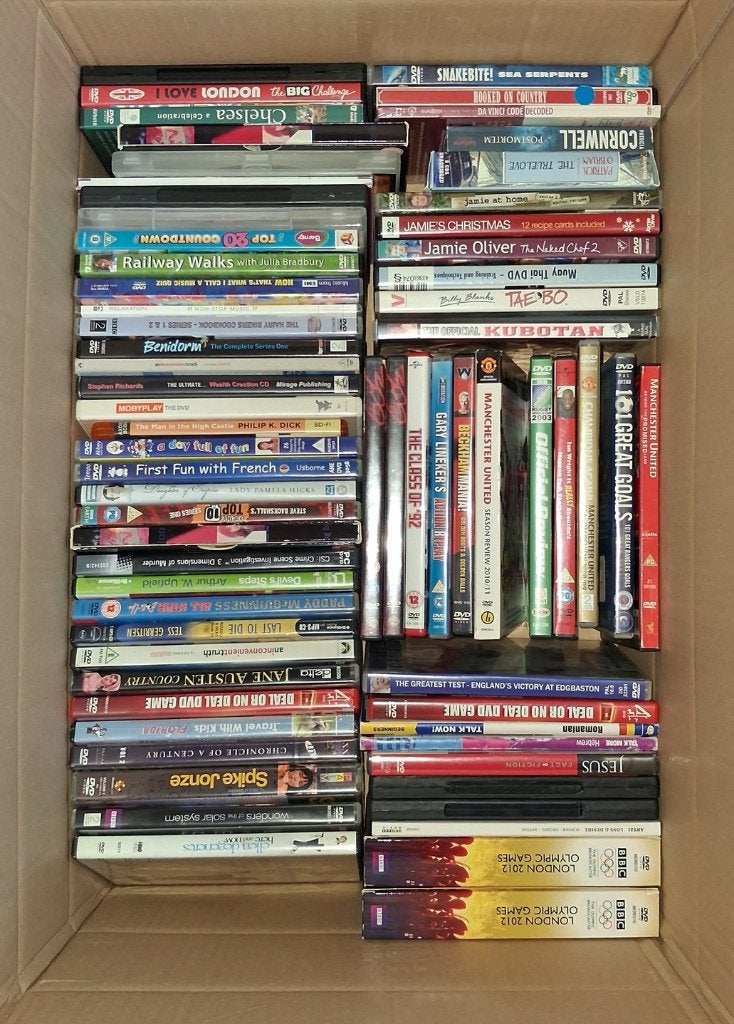 Partij dvd's te koop, Alle leeftijden, Ophalen, Gebruikt