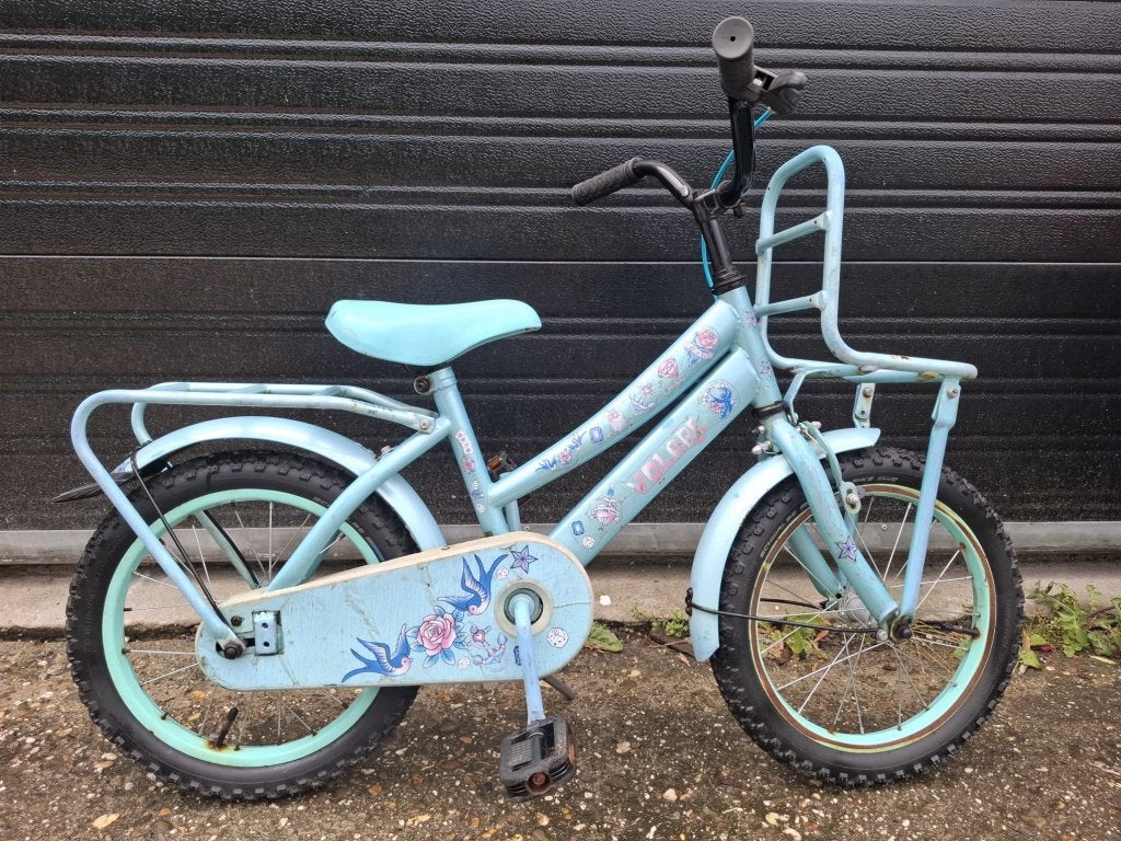 18 inch volare meisjesfiets, Fietsen en Brommers, Fietsen | Kinderfietsjes, Terugtraprem, 16 tot 20 inch, Niet ingevuld, Volare