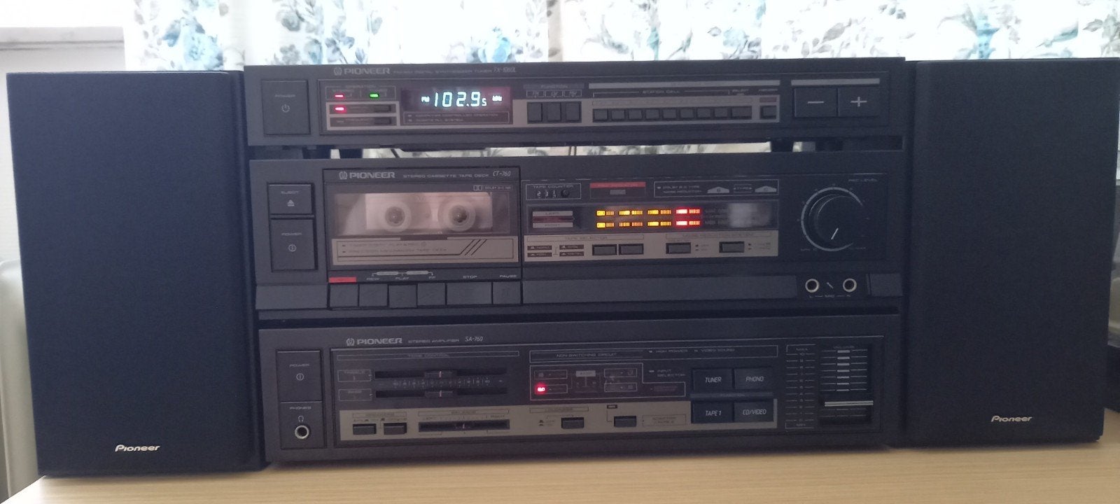 mooie complete stereotoren van pioneer met handleidingen., Ophalen, Tuner of Radio, Losse componenten, Zo goed als nieuw
