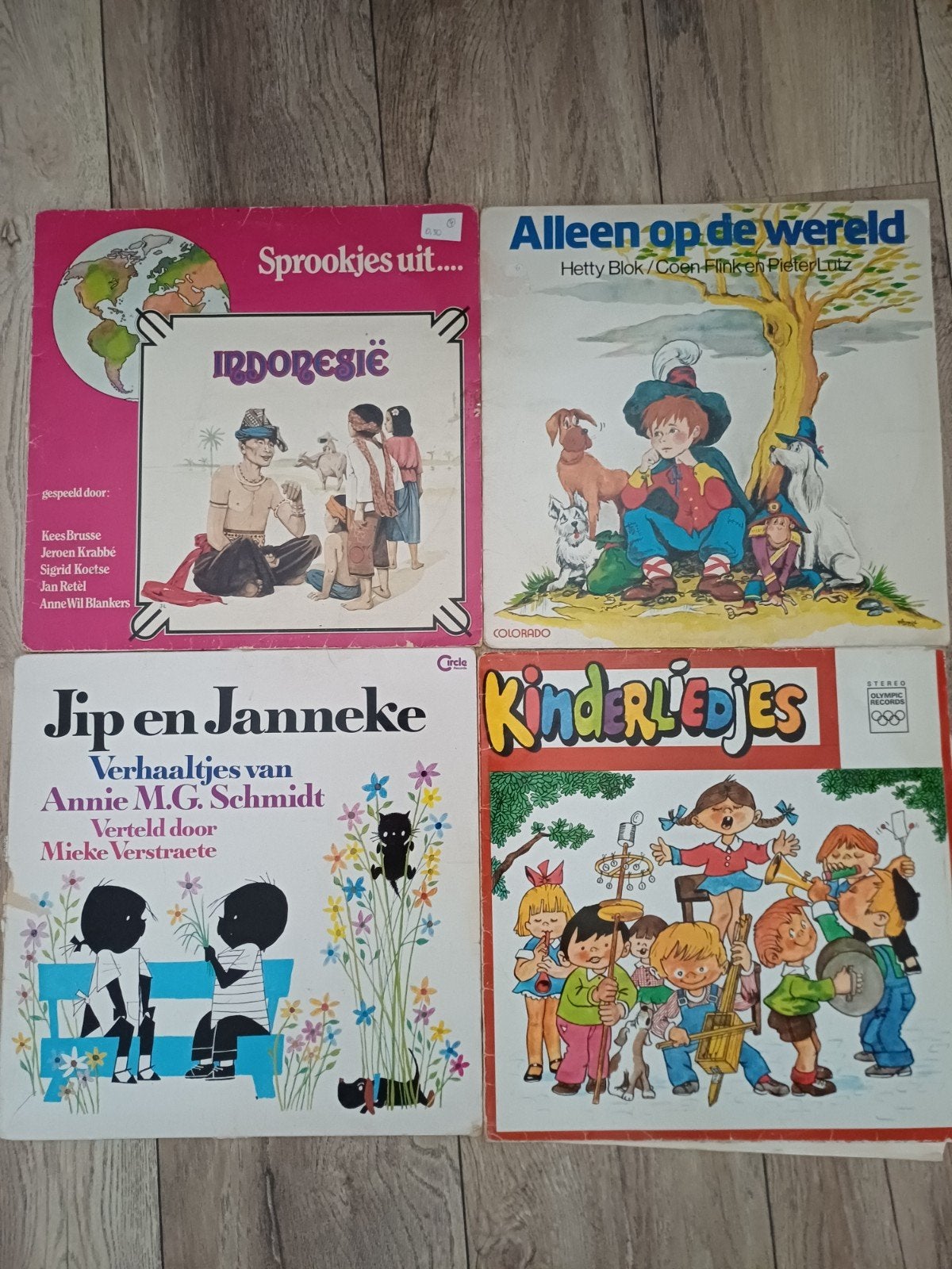 4x LP. GRATIS, Cd's en Dvd's, Cd's | Kinderen en Jeugd, Ophalen of Verzenden