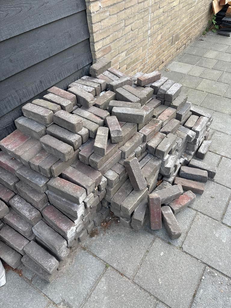 Klinkers dikformaat!!, Ophalen, Gebruikt, Beton, Klinkers