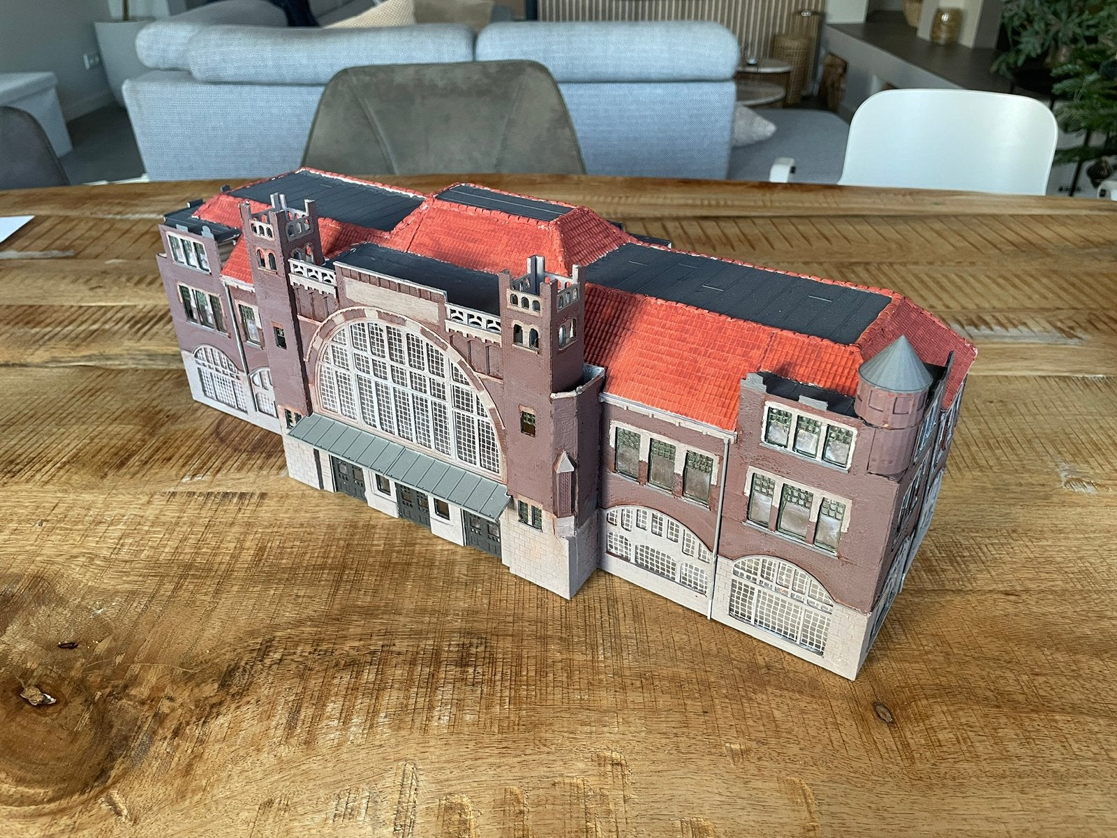 H0 NS Station Haarlem, Hobby en Vrije tijd, Modeltreinen | H0, Overige merken, Gebruikt, Gelijkstroom of Wisselstroom, Brug, Tunnel of Gebouw