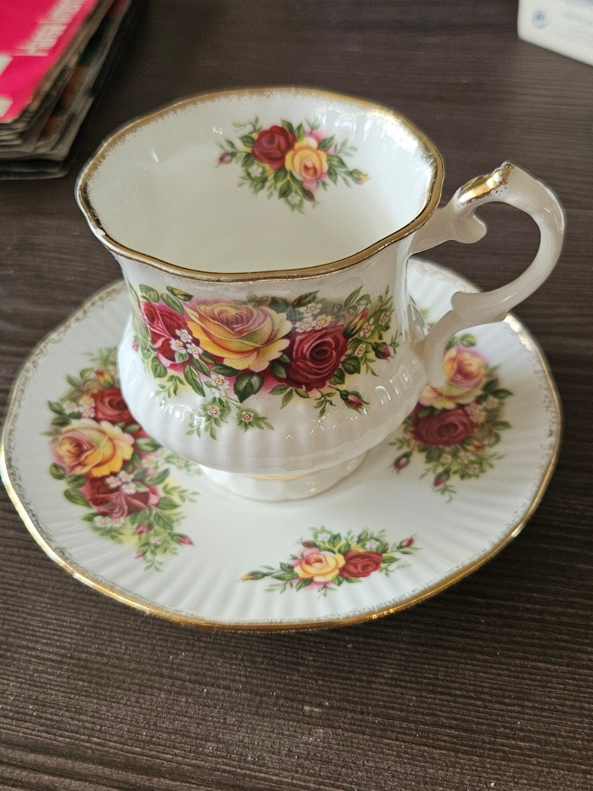 Elizabethan Staffordshire English Garden" theekop en schotel, Ophalen of Verzenden
