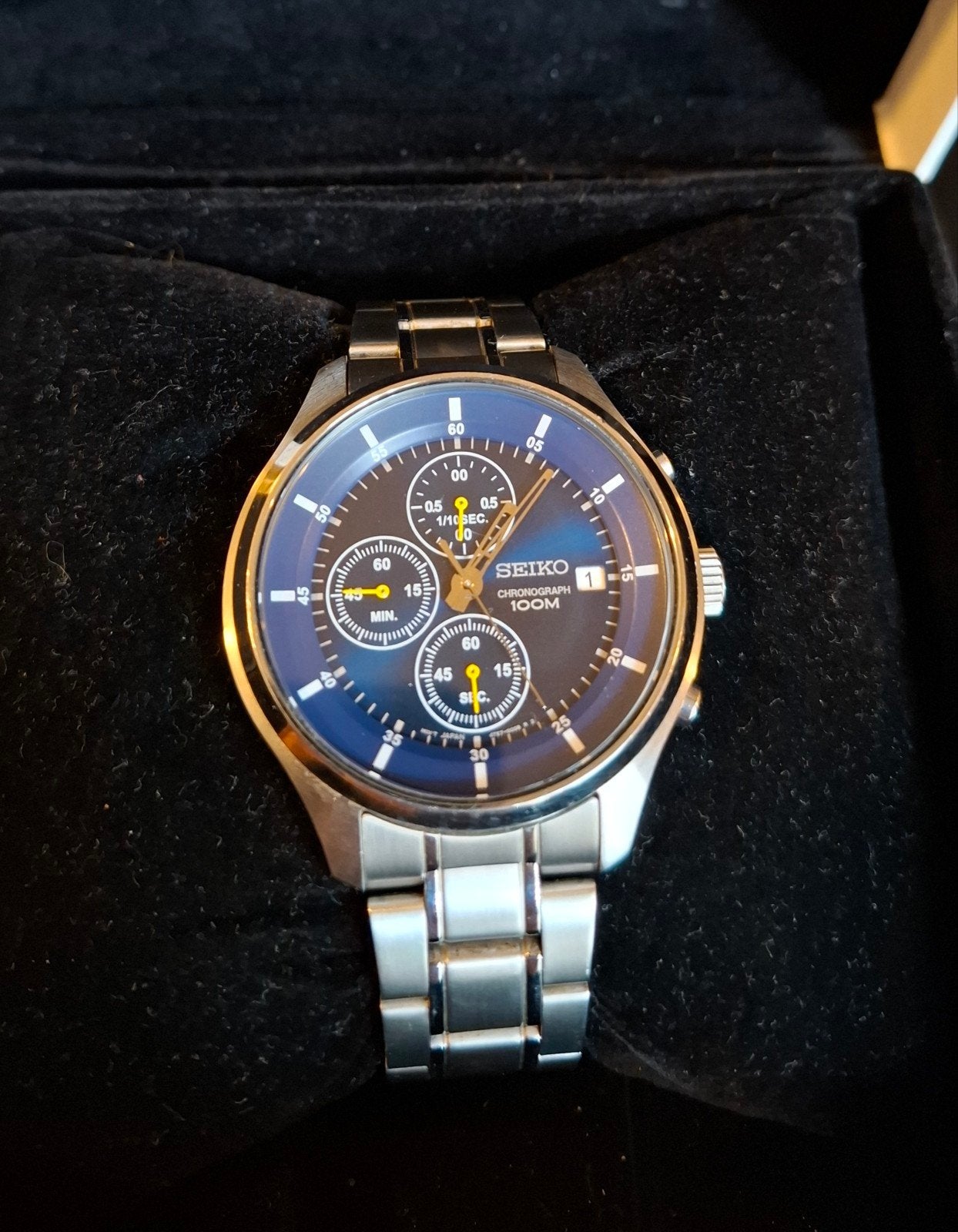 Seiko SKS537P1 chronograaf horloge, Sieraden, Tassen en Uiterlijk, Horloges | Heren, Seiko, Staal, Ophalen of Verzenden