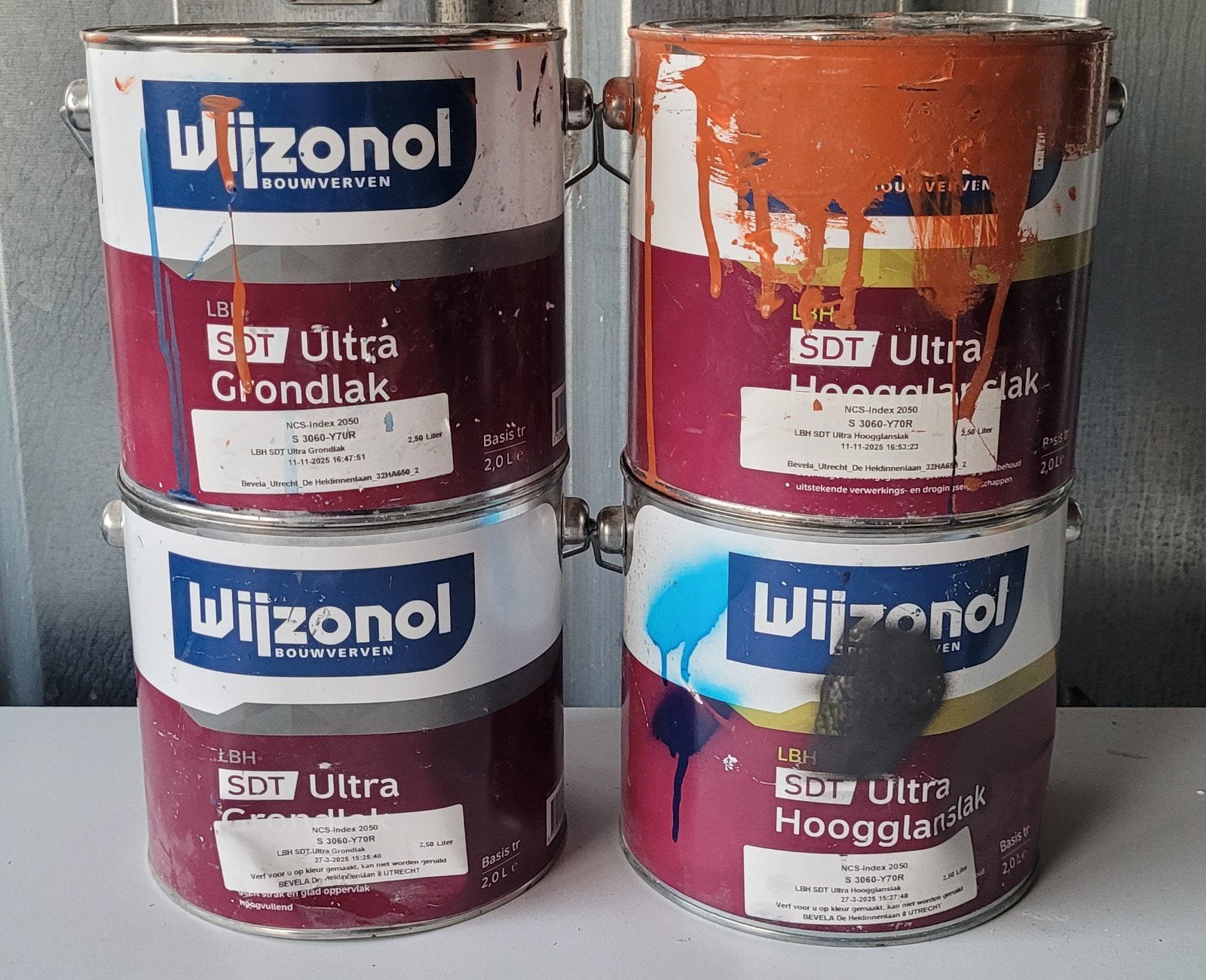 Wijzonol SDT Ultra grondlak+hoogglans buiten S3060-Y70R, Bruin, 5 tot 10 liter, Nieuw, Ophalen of Verzenden