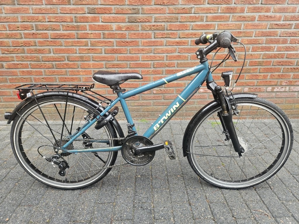 Btwin 24 inch jongensfiets kinderfiets 21V, Ophalen, Versnellingen, B'Twin, Gebruikt