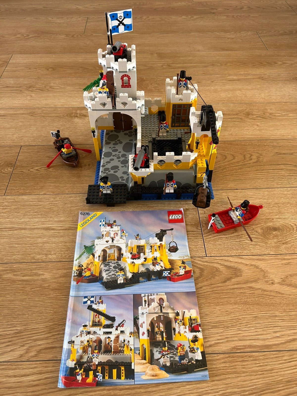 LEGO 6276 Eldorado Fortress - compleet – 1989, Lego, Zo goed als nieuw, Compleet, Complete set