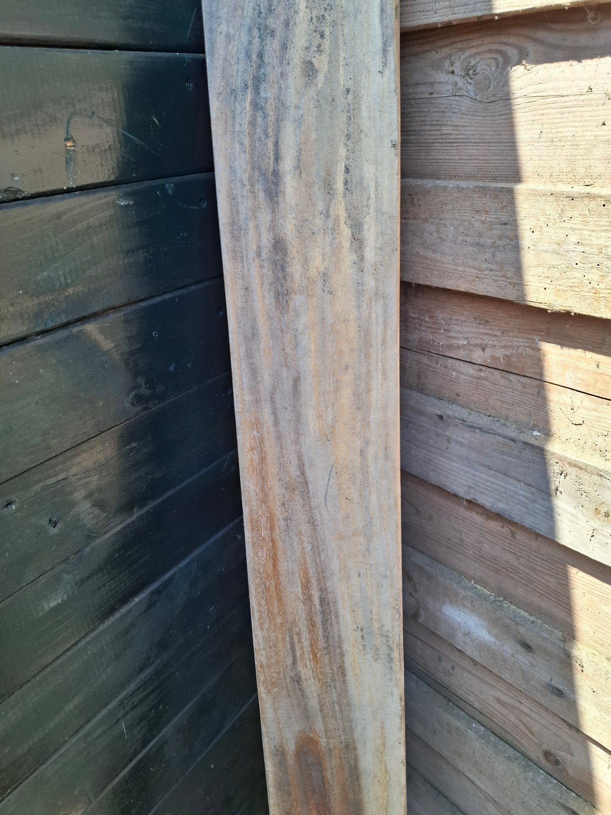 Teak balken - diverse afmetingen, Doe-het-zelf en Verbouw, Hout en Planken, Gebruikt, Ophalen of Verzenden, 50 mm of meer, Balk
