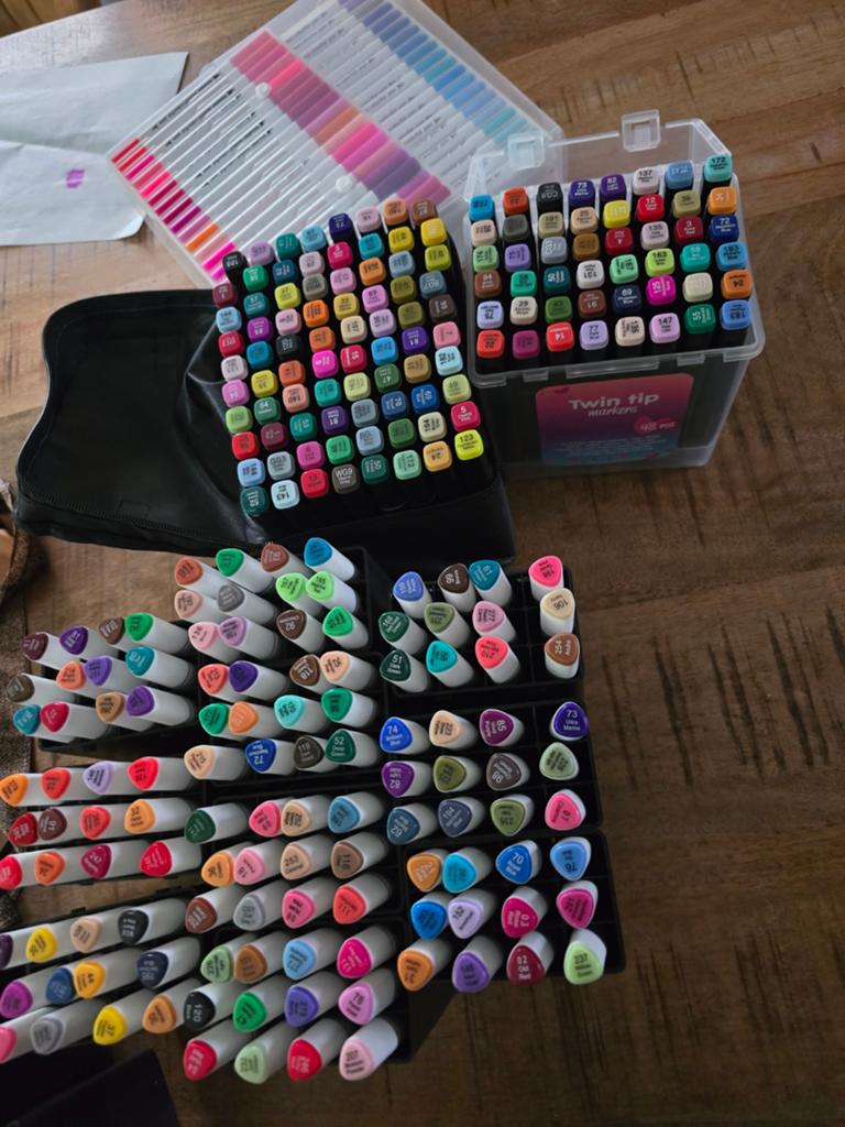 Markers, Ophalen of Verzenden, Potlood of Stift