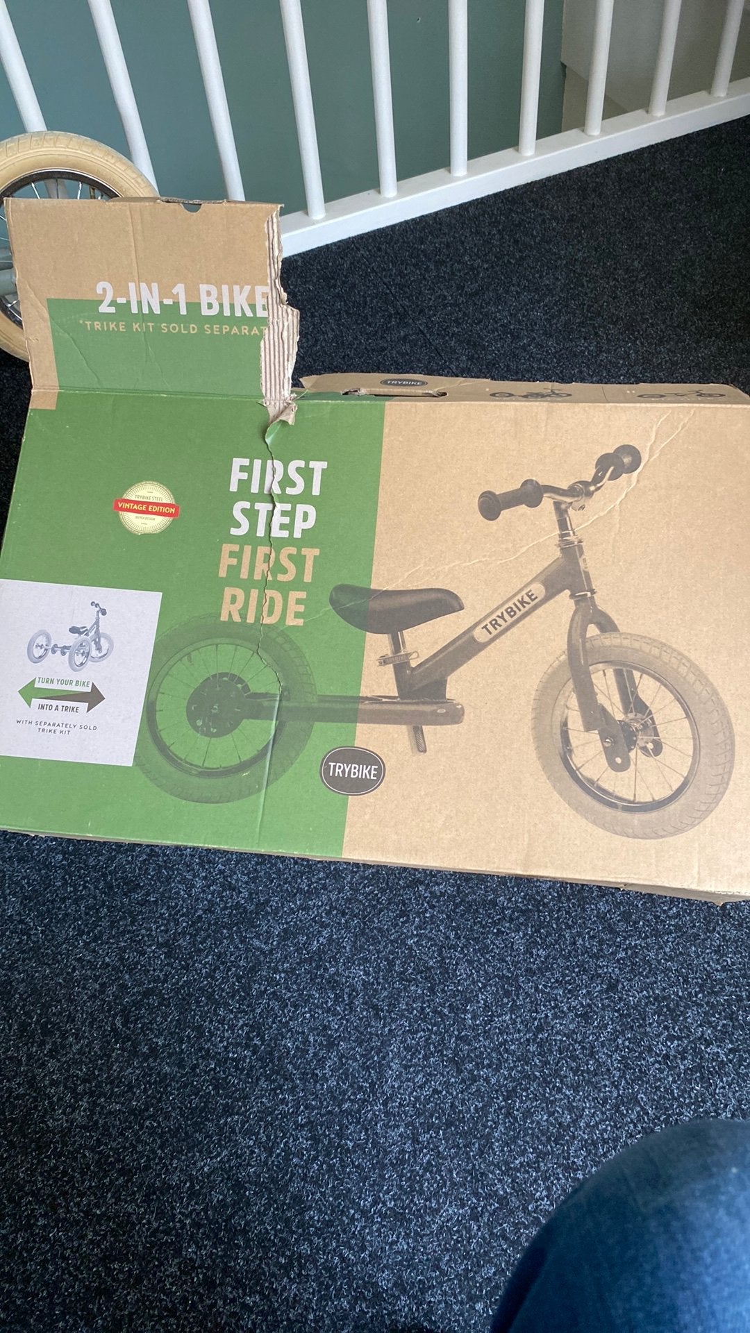 Trybike loopfiets, Ophalen of Verzenden, Zo goed als nieuw, Loopfiets