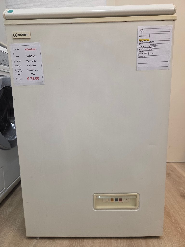 vrieskist - Indesit, Ophalen, Gebruikt, Minder dan 85 cm, Indesit