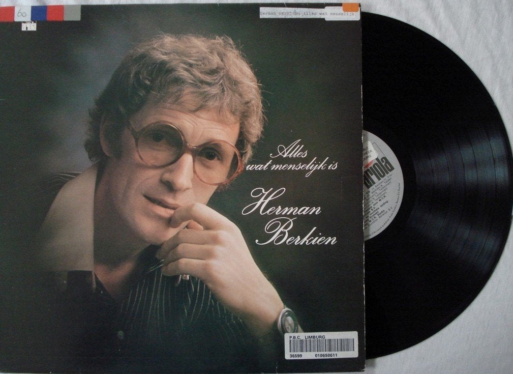 Herman Berkien - Alles wat menselijk is, LP, Gebruikt, Overige genres, Ophalen of Verzenden