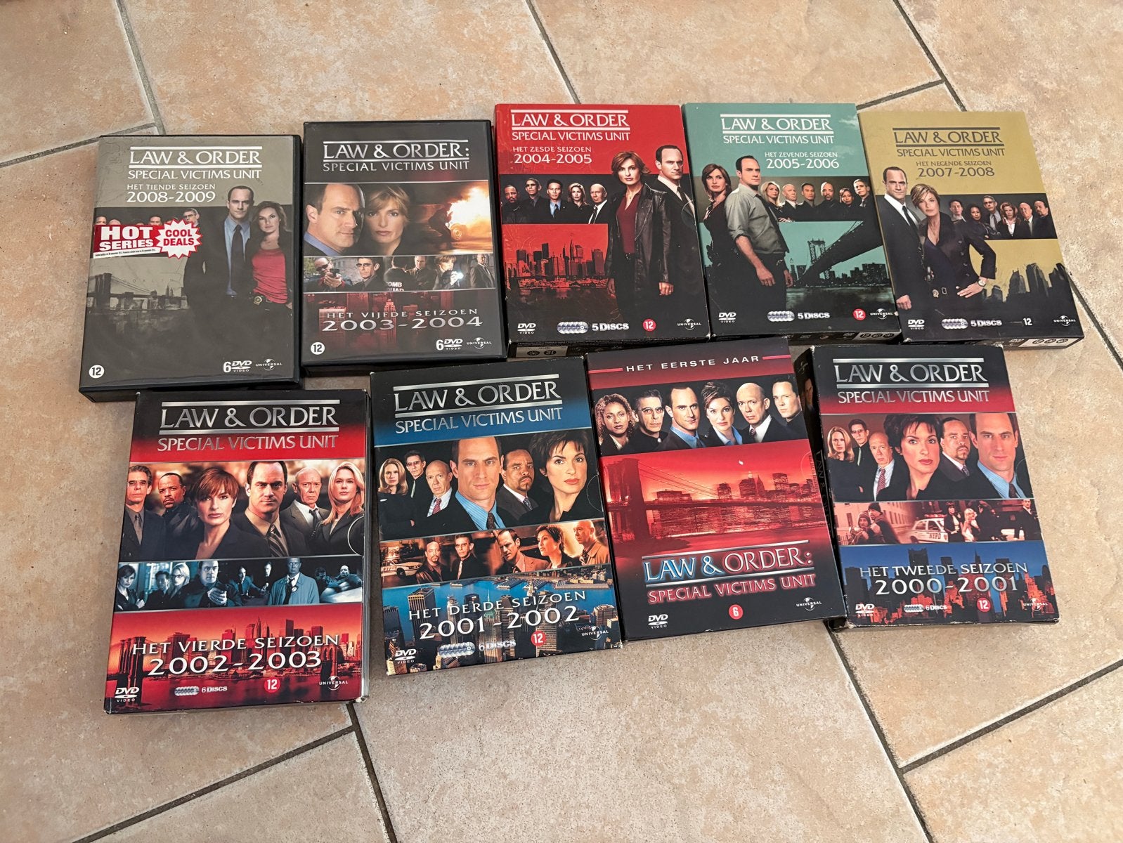 Law & Order: Special Victims Unit Seizoenen 2-10 DVD Boxen, Cd's en Dvd's, Dvd's | Tv en Series, Gebruikt, Misdaad, Ophalen of Verzenden