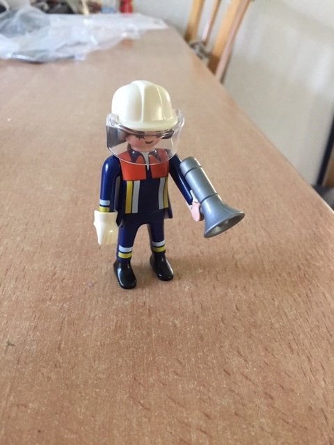 Playmobil brandweer popje, Complete set, Ophalen of Verzenden, Zo goed als nieuw, City life