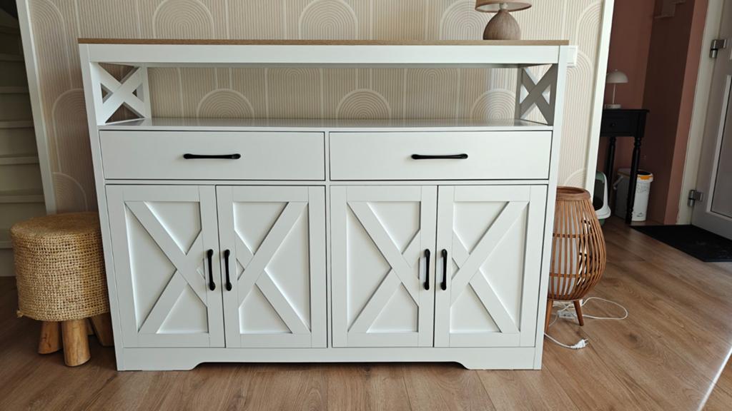 Nieuw landelijk dressoir - 140x40x105 cm, Huis en Inrichting, Kasten | Dressoirs, Nieuw, Ophalen of Verzenden, Landelijke stijl