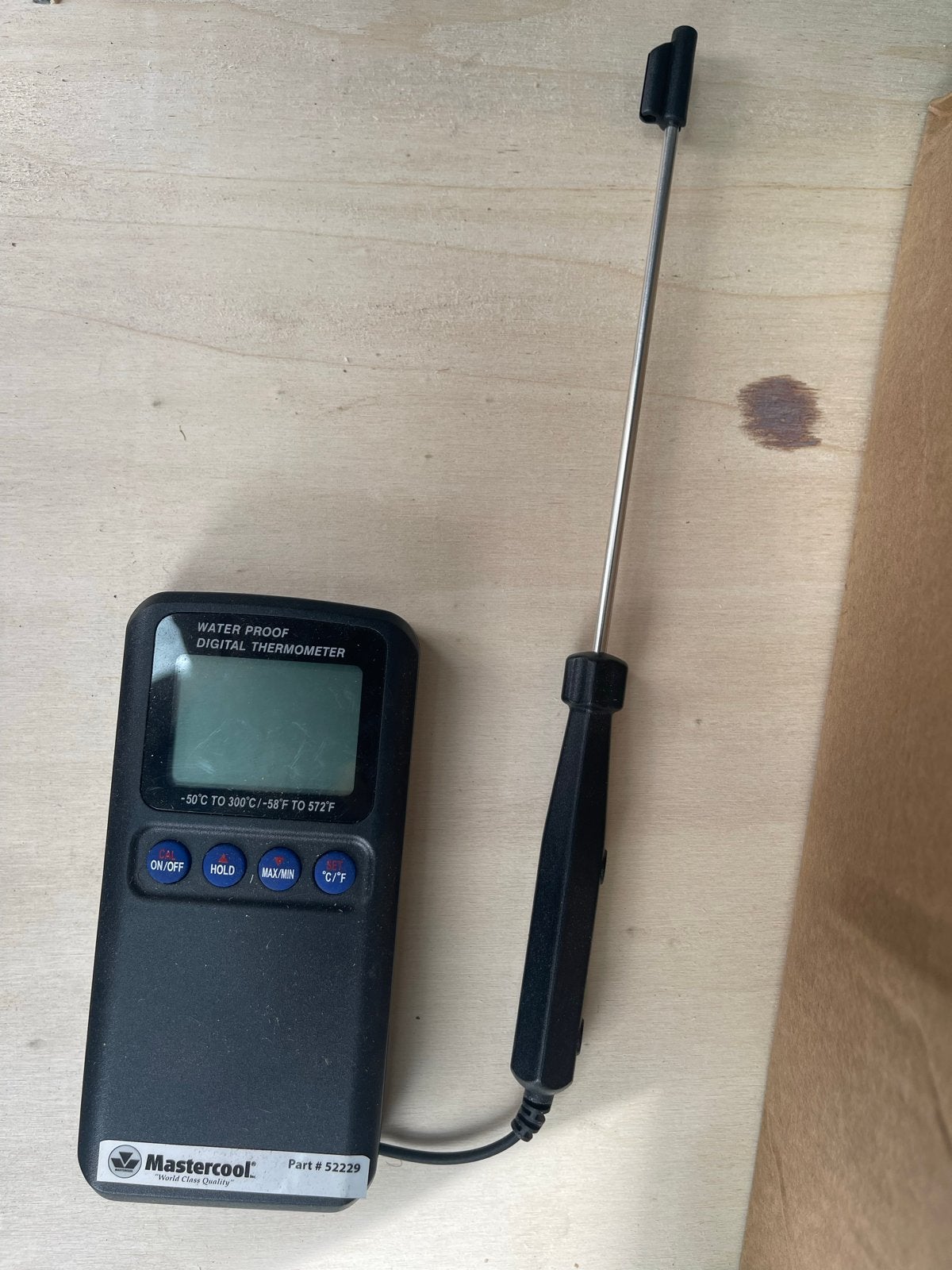 Mastercool Digitale Thermometer, Ophalen of Verzenden, Gebruikt
