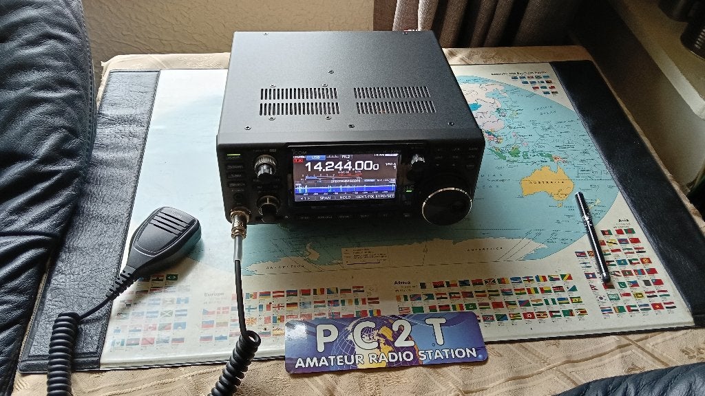 Icom IC-7300 HF/50/70Mhz Transceiver, Telecommunicatie, Ophalen of Verzenden, Zo goed als nieuw, Zender en Ontvanger