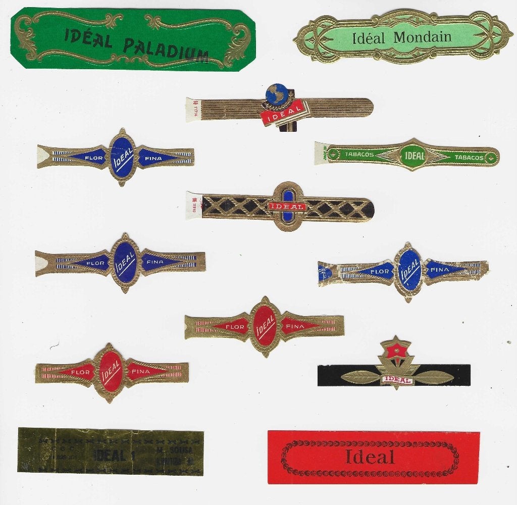 klassiek blad 106  ideal    sigarenbanden, Verzamelen, Ophalen of Verzenden, Zo goed als nieuw, Sigarenbandjes