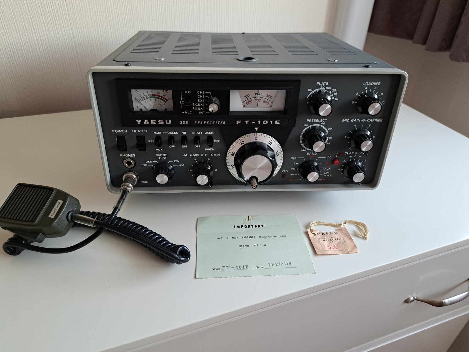 yaesu ft-101 E als nieuw te koop, Ophalen, Zo goed als nieuw, Zender en Ontvanger