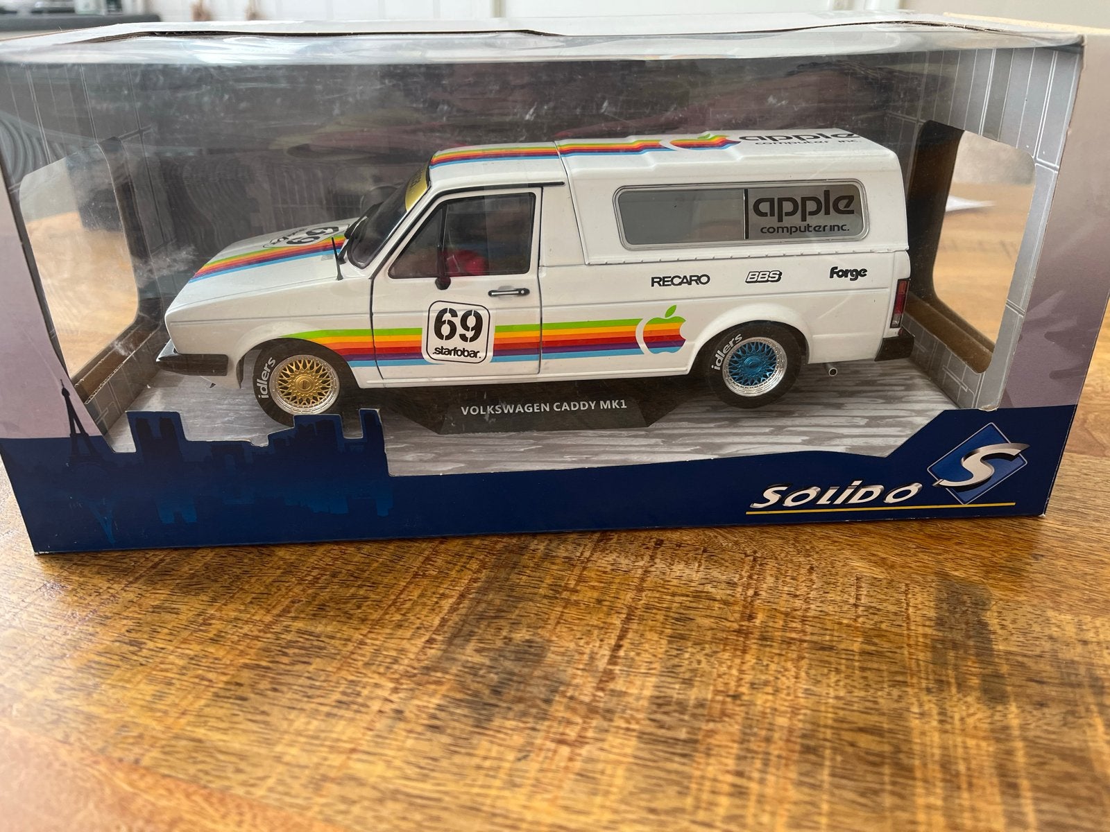 Solido Volkswagen Caddy MK1 Apple Computer 1:18, Ophalen of Verzenden, Nieuw, Groter dan 1:32, Auto